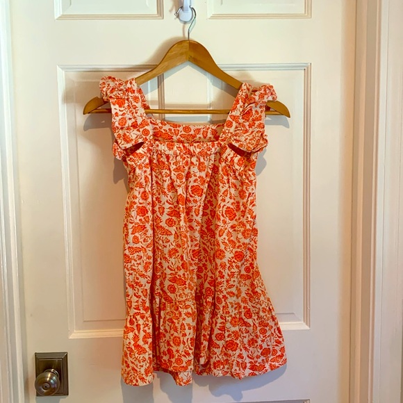 Girls floral dress size 7/8 M - Picture 3 of 4